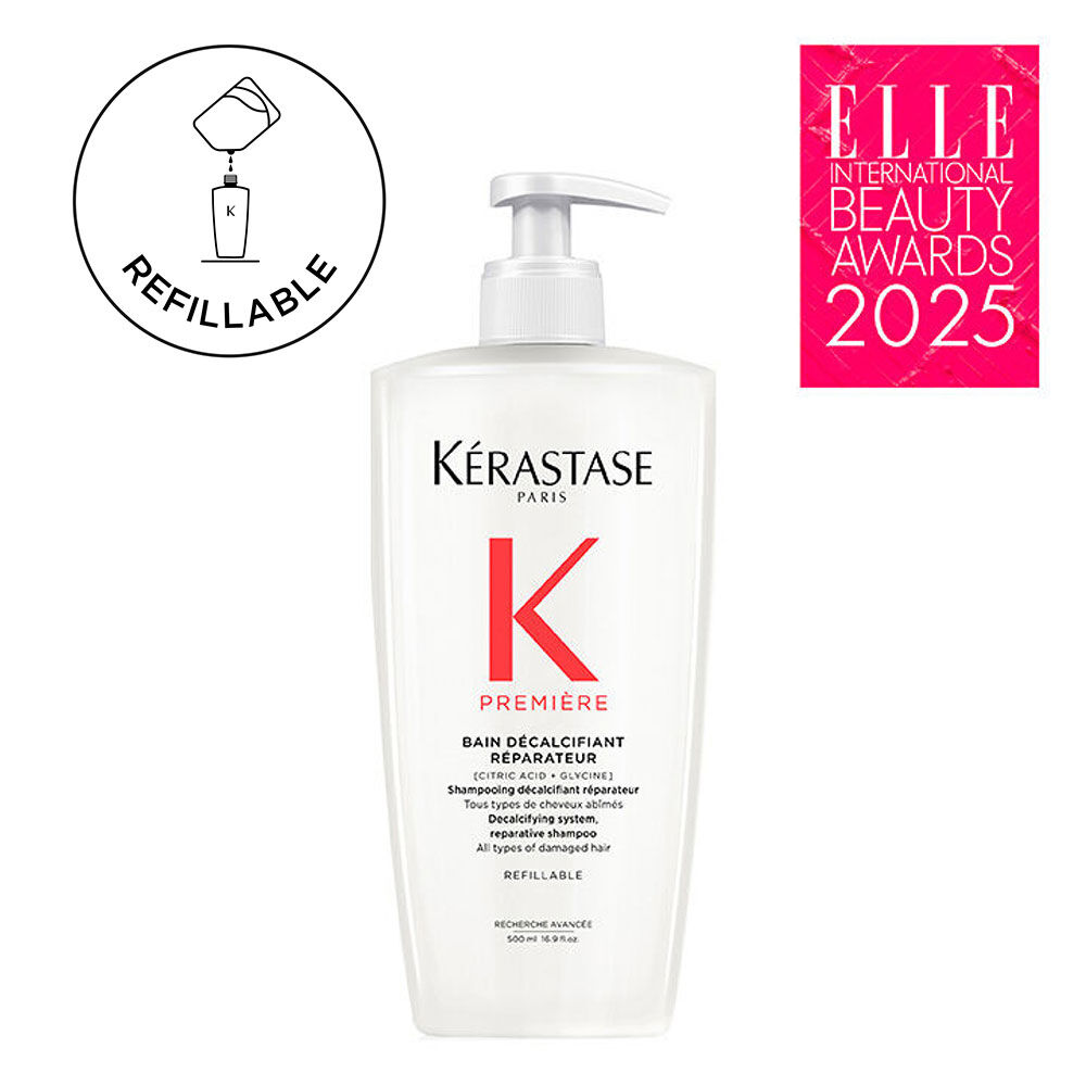 Bain 500ml Decalcifiant Reparateur Shampoo Nachfullbar