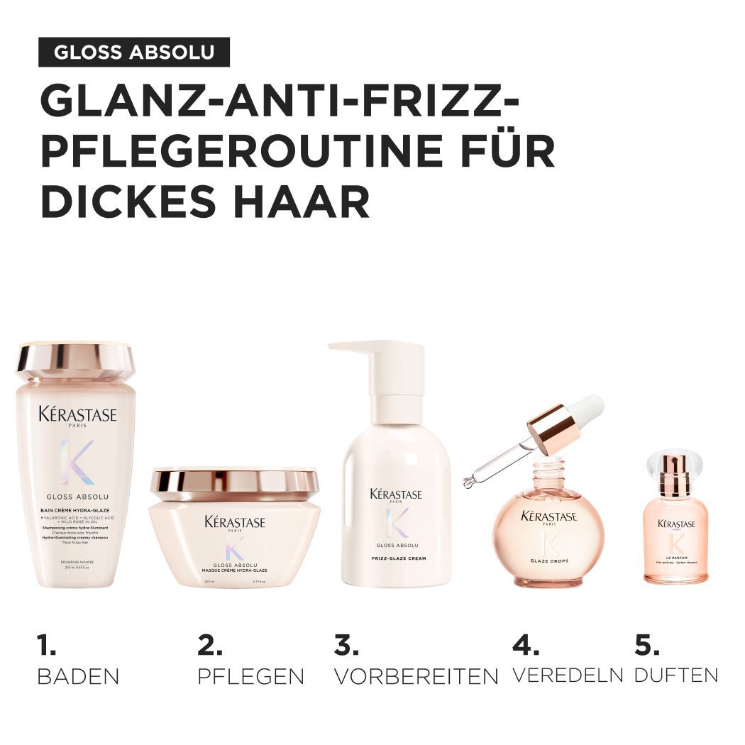 EINZIGARTIGES PFLEGERITUAL GLANZ ANTI-FRIZZ FUR DICKES HAAR