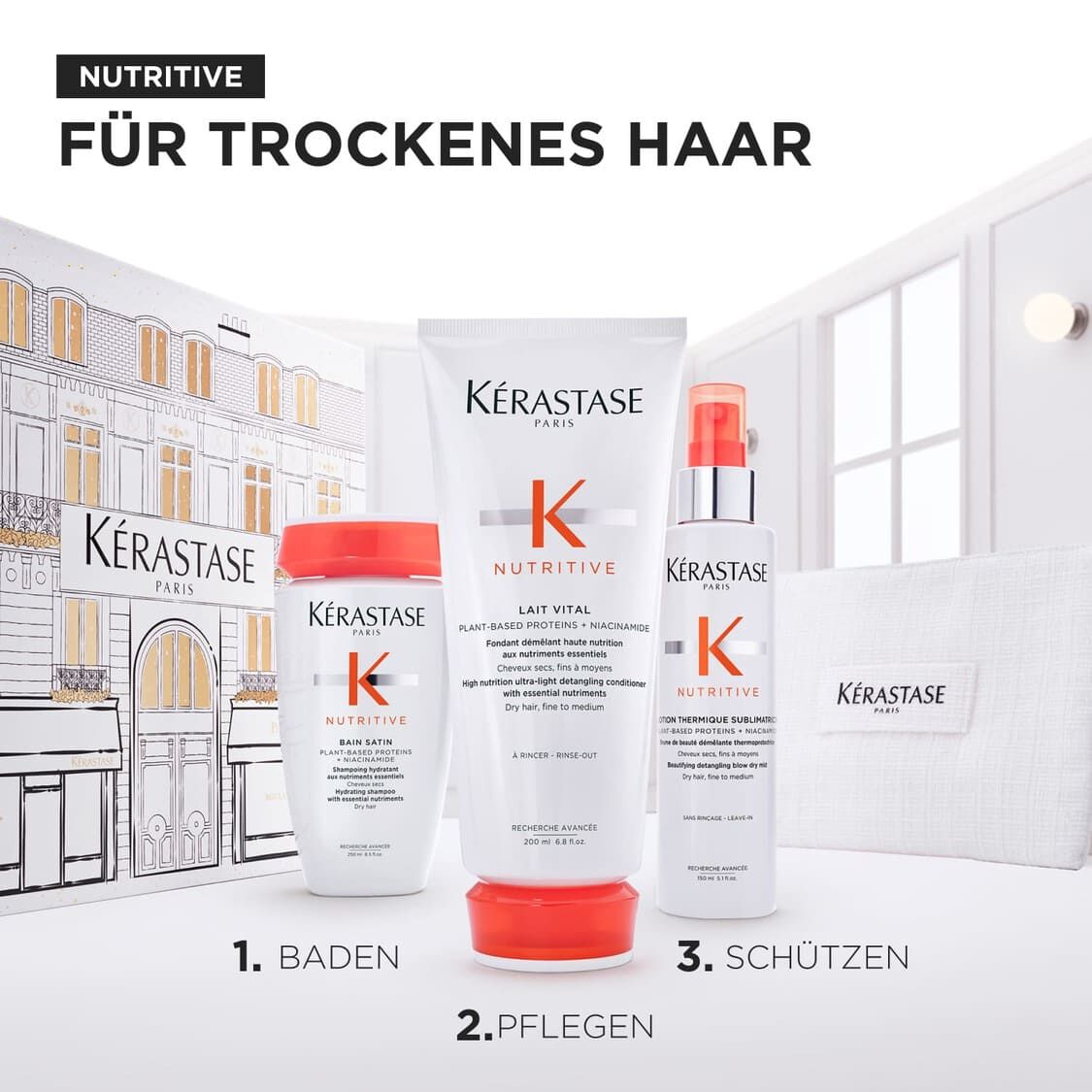NUTRITIVE - NAHRENDES HAARPFLEGESET FUR TROCKENES HAAR