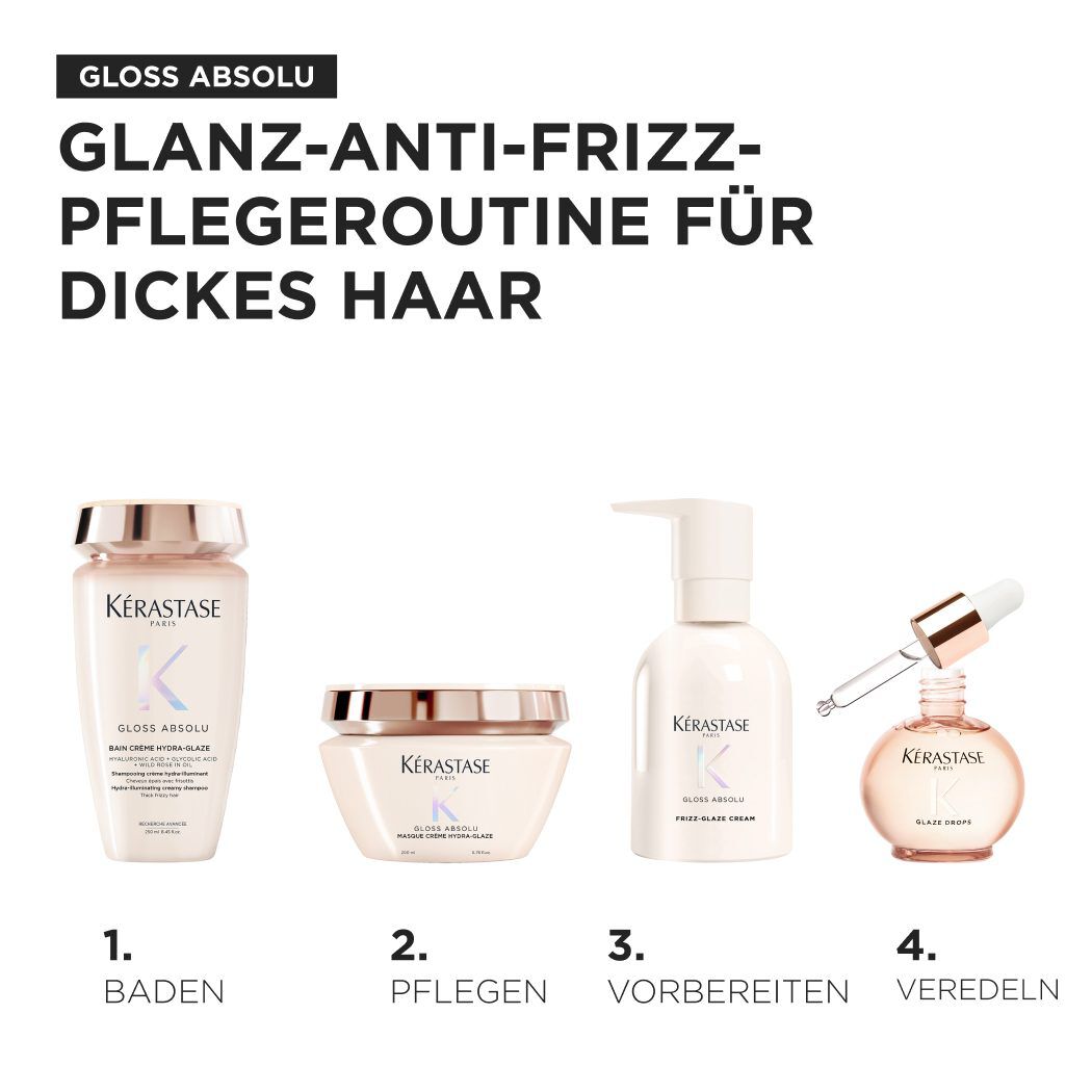 GLANZ-ANTI-FRIZZ-PFLEGEROUTINE FUR DICKES HAAR