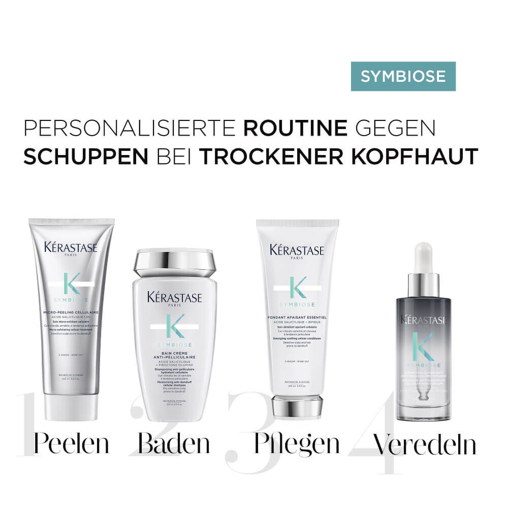 Quartett Symbiose Anti-Schuppen-Pflege fur trockene und empfindliche Kopfhaut