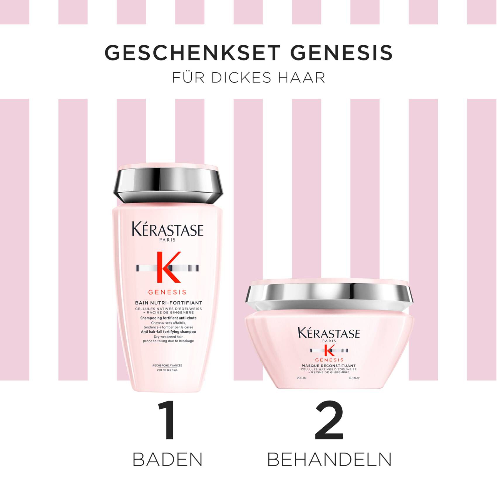 Genesis - Geschenkset, gegen Haarverlust, starkend, fur dickes Haar