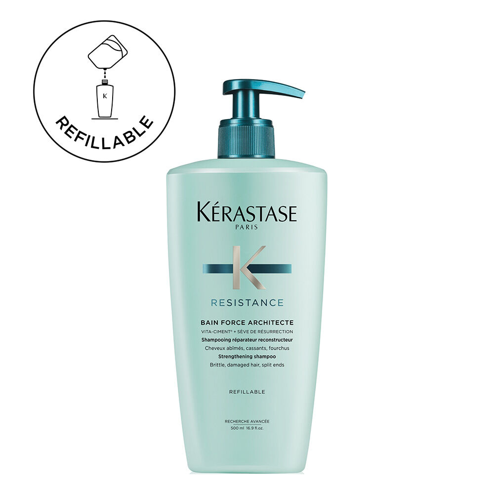 Bain 500ml Force Architecte Shampoo Nachfullbar