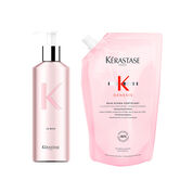 Genesis Bain Hydra-Fortifiant Refill Set mit Nachfullflasche & Nachfullpack