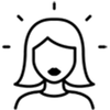 Ein minimalistisches schwarzes Icon eines Schlussels auf weißem Hintergrund.