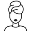 Das Bild zeigt ein stilisiertes schwarzes Symbol auf hellem Hintergrund, das minimalistisch gestaltet ist.