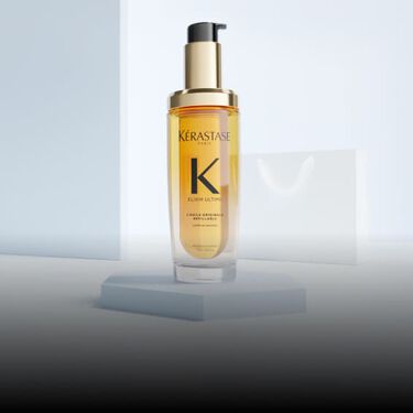 Goldene Flasche des Elixir Ultime L'Huile Originale von Kerastase.