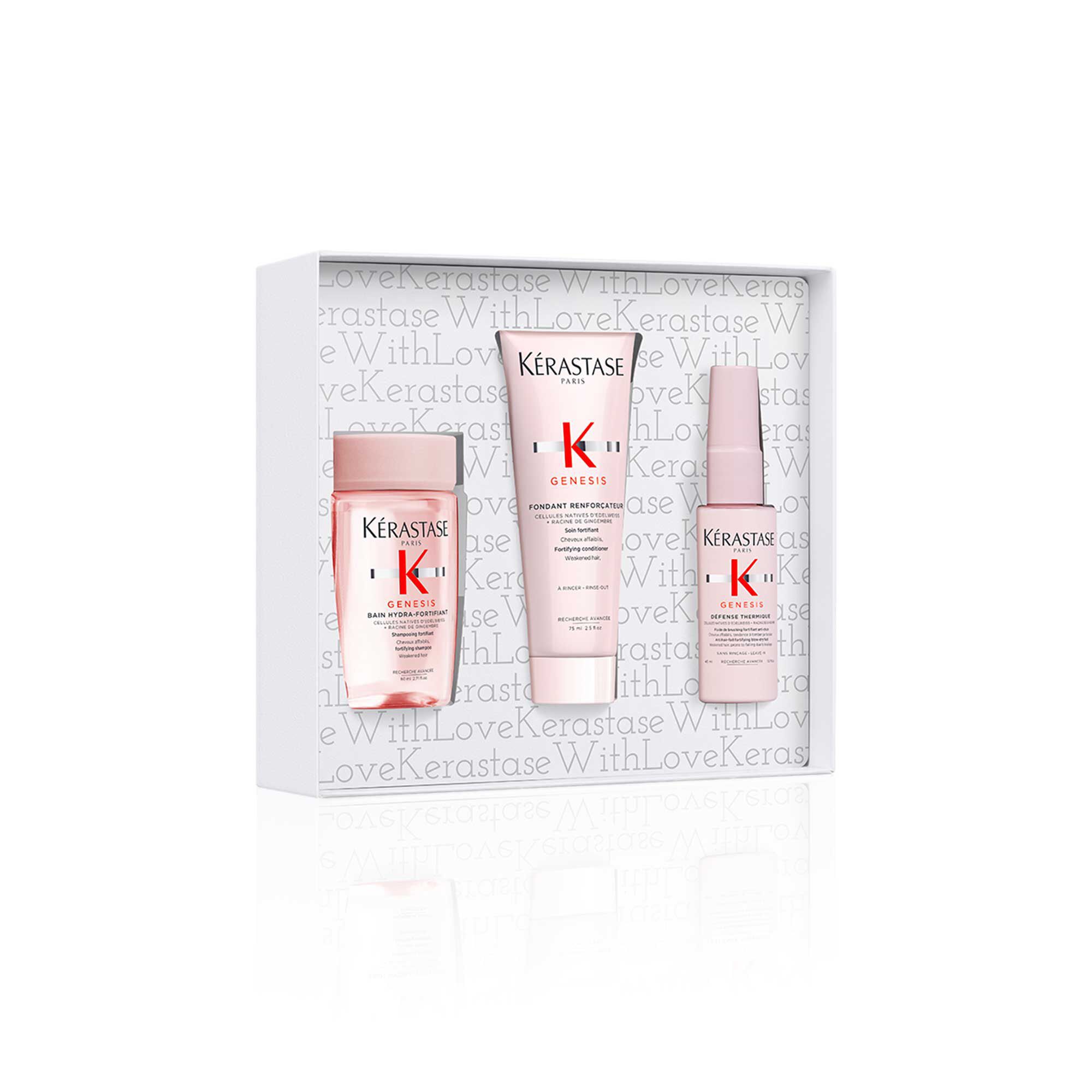 Kérastase Genesis Pflegeset – Gegen Haarausfall & Für Stärkeres Haar Mit Shampoo, Spülung & Spray